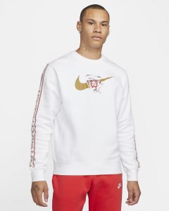 White Nike Sweatshirts | BVZEL3684