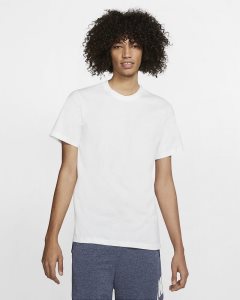 White Nike T Shirts | ZCBYW7895