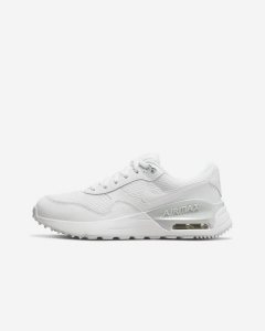 White Platinum White Nike Air Max SYSTM Training Shoes | EFGJN8169